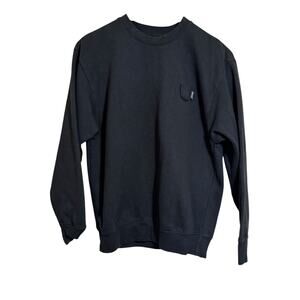 Gibson Guitar Farewell Tour Crewneck Pick Pocket Sweatshirt Men Size Large Black